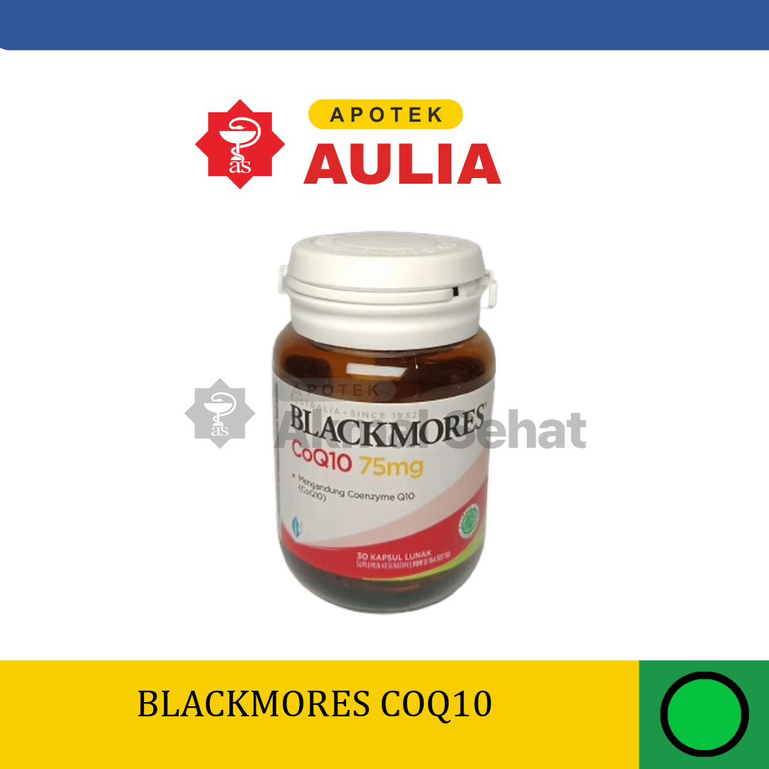 BLACKMORES COQ 10 75MG SOFTCAP 30S BTL