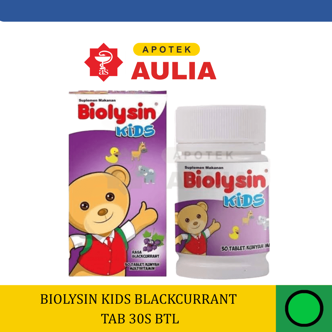 BIOLYSIN KIDS BLACKCURRANT TAB 30S BTL